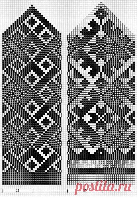 Узоры для вязания жаккардом