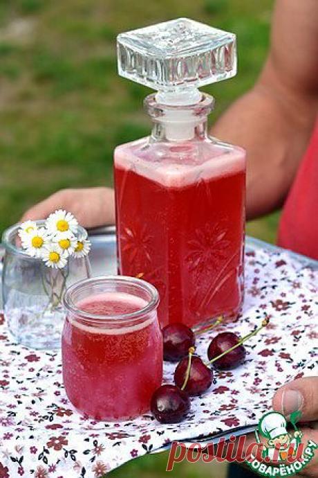 Вишневый игристый напиток - кулинарный рецепт