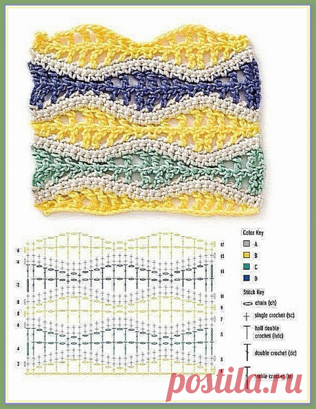 Топ крючком и вариации узора "прорехи" | Вяжем с удовольствием | Дзен