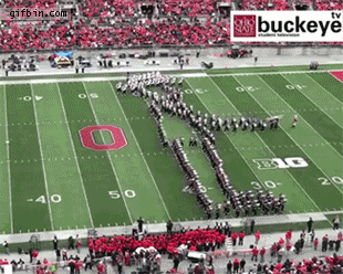 Ohio State Marching Band - Moonwalk  Michael Jackson tribute | Best Funny Gifs and Animated Gifs Updated Daily - Gif Bin