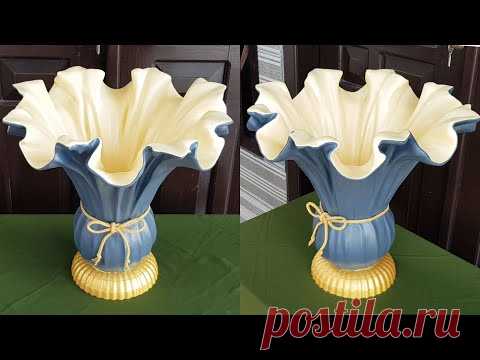 Membuat Pot yang Indah dan Unik dengan Mudah dari Semen dan Kain