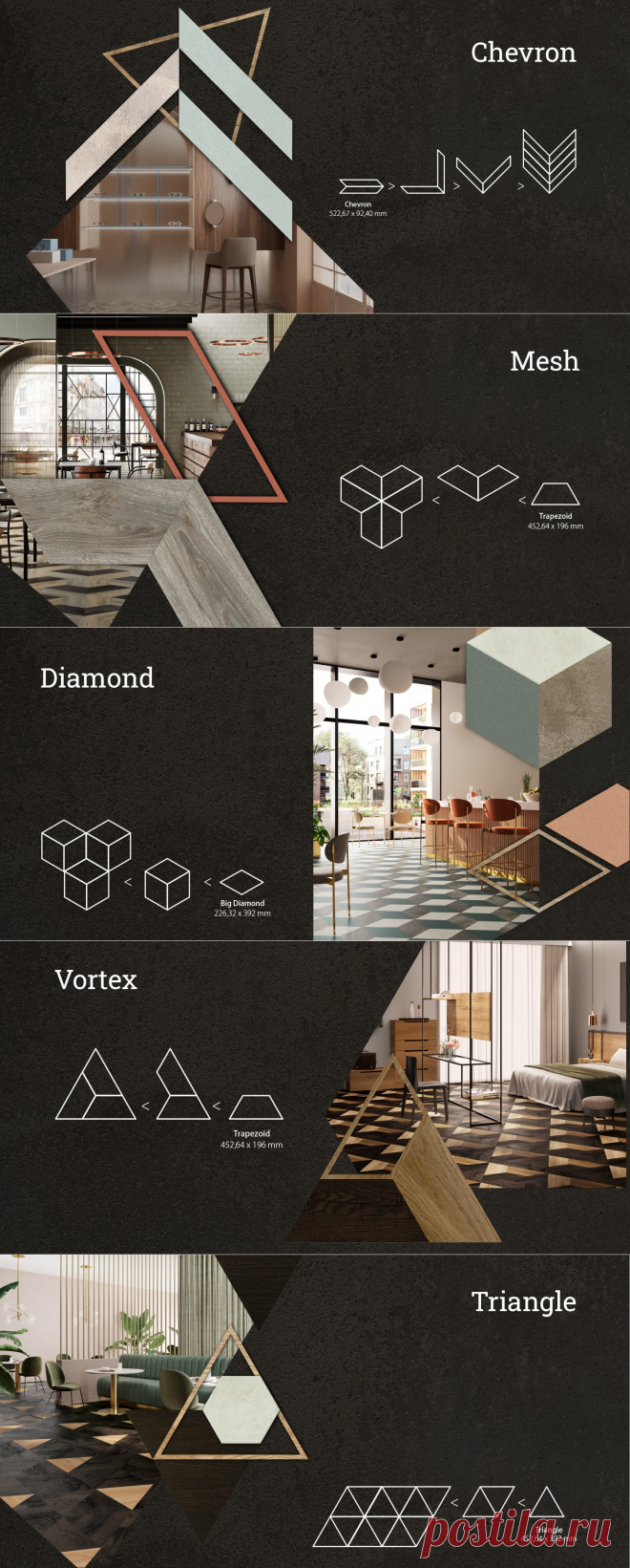 Studio Moods – виниловые полы для укладки узором