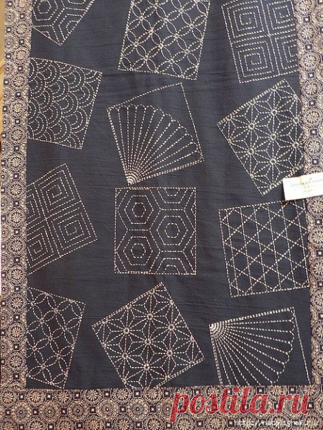 Японская техника sashiko. Идеи, МК