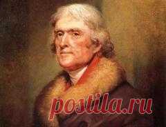 13 апреля в 1743 году родился(ась) Томас Джефферсон-ПРЕЗИДЕНТ США