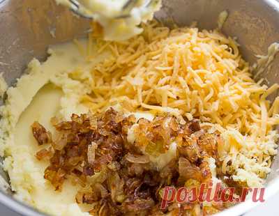 Картофельное пюре с сыром и луком - Пошаговый рецепт с фото | Блюда из овощей | Гарниры | Вкусный блог - рецепты под настроение