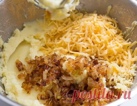 Картофельное пюре с сыром и луком - Пошаговый рецепт с фото | Блюда из овощей | Гарниры | Вкусный блог - рецепты под настроение