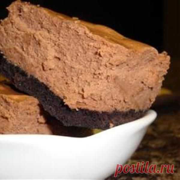 Вдвойне шоколадный чизкейк - Vypechka.Ru