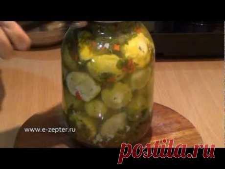 Патиссоны маринованные - видео рецепт