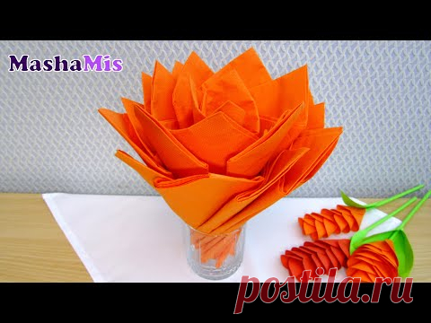 Как красиво сложить салфетки в стакан/цветок/ Сервировка стола #сервировкастола #каксложитьсалфетки #декор #салфеткинастол #салфетки #сервировка