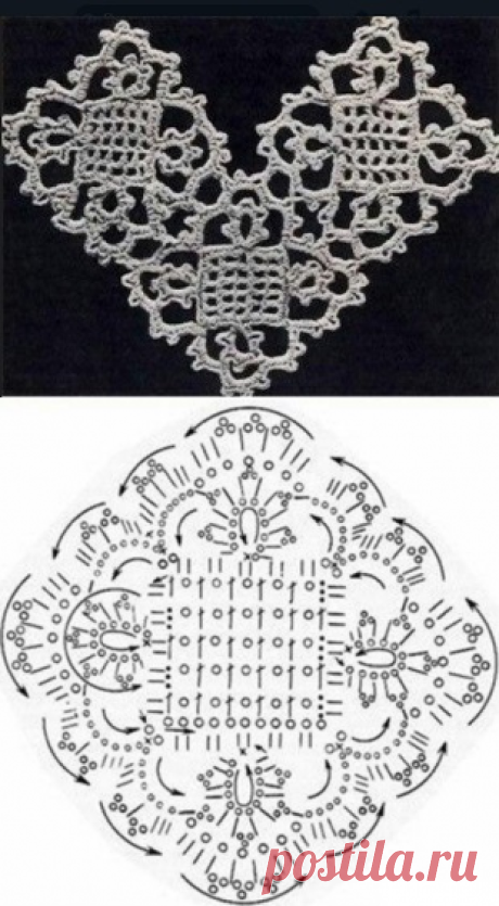 Королевский квадрат крючком