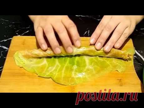 ГОЛУБЦЫ "УЛИТКА" С МЯСОМ ИЗ КАПУСТЫ