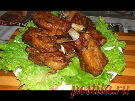 Свиные РЕБРЫШКИ в духовке Просто ОБЪЕДЕНИЕ  в Соевом Соусе. Pork ribs in the oven - YouTube