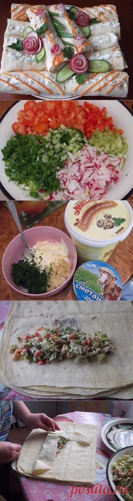 Шаурма по домашнему.