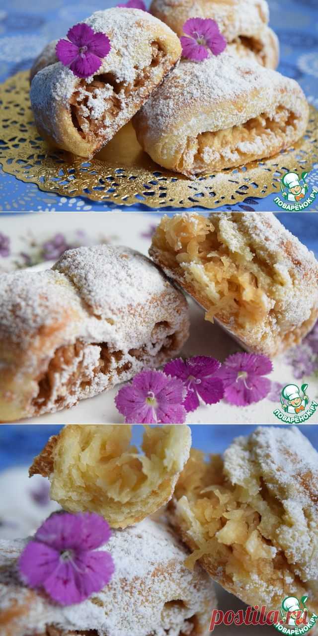 Рулетики "Яблочное наслаждение" - кулинарный рецепт