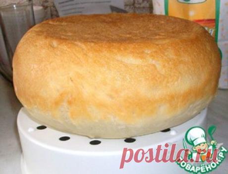 Домашний белый хлеб в мультиварке - кулинарный рецепт