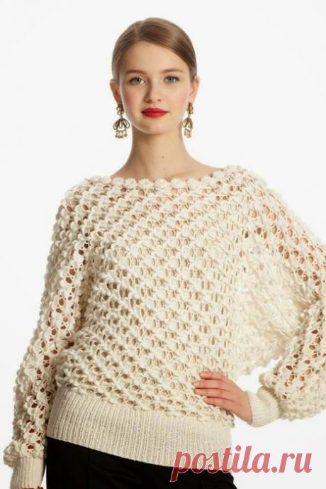 Роскошная блуза крючком