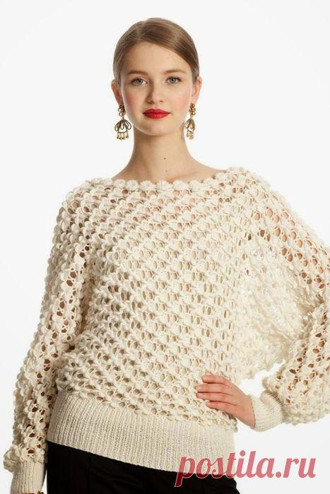 Роскошная блуза крючком