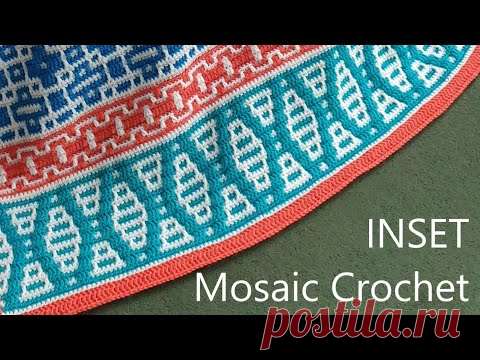 Inset Mosaic Crochet Tutorial
