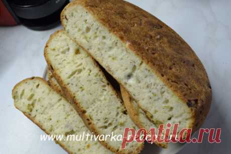 Кипрский хлеб с луком в мультиварке