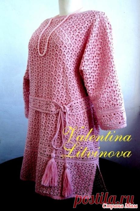 Туника для пышечек (для не модельных дам). - Вязание - Страна Мам