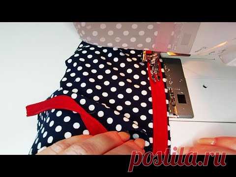 💖 How to sew a zipper into a stretch fabric / basics for beginners