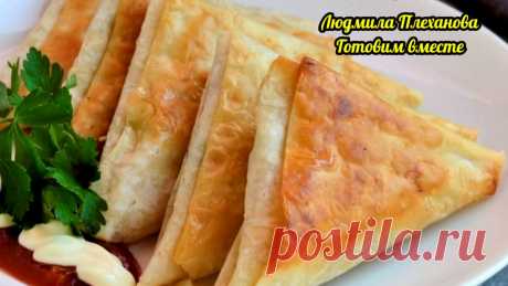 Ещё одно постное и очень вкусное блюдо из тонкого лаваша с начинками за считанные минуты. Варианты вкусных начинок | Людмила Плеханова Готовим вместе | Яндекс Дзен