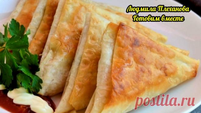 Ещё одно постное и очень вкусное блюдо из тонкого лаваша с начинками за считанные минуты. Варианты вкусных начинок | Людмила Плеханова Готовим вместе | Яндекс Дзен