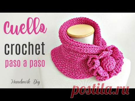 Cómo tejer cuello a crochet fácil | Handwork Diy