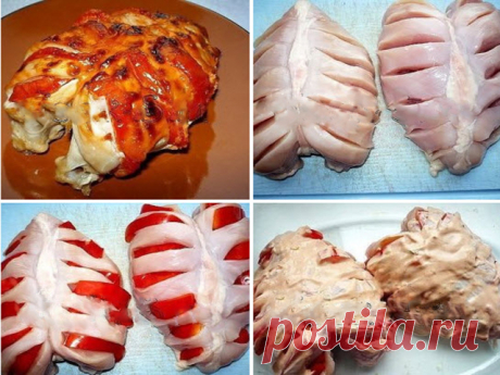 КУРИНАЯ ГРУДКА ЗАПЕЧЕННАЯ - Вкуснотища необыкновенная!