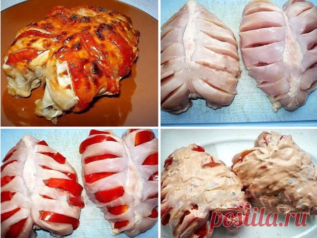 КУРИНАЯ ГРУДКА ЗАПЕЧЕННАЯ - Вкуснотища необыкновенная!