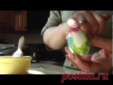 Декупаж пасхальных яиц. Мастер-класс | Домохозяйка