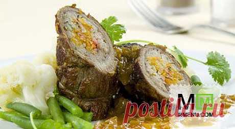 Зразы из говядины с курагой - кулинарный рецепт. Миллион Меню