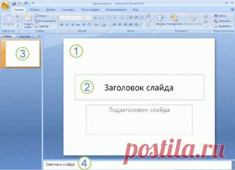 Создание базовой презентации в PowerPoint 2007