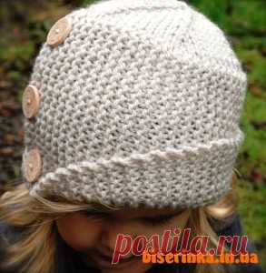 Вязанная спицами шляпка «Робин» | Бисер, схемы плетения и вышивки из бисера