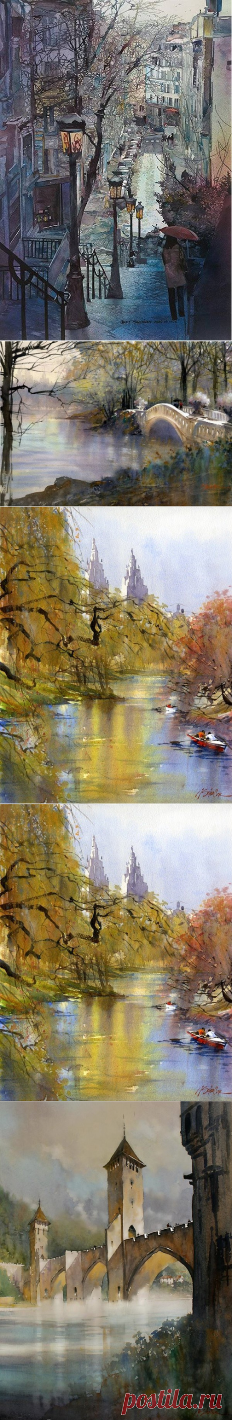 АКВАРЕЛЬНАЯ ЖИВОПИСЬ ОТ ТОМАСА ШАЛЛЕРА (THOMAS SCHALLER)