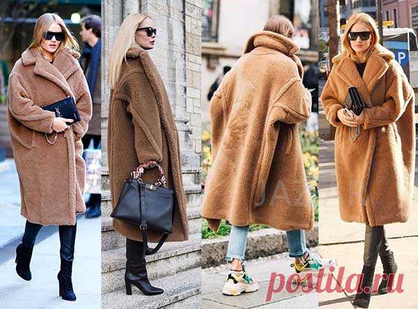 Выкройка мехового пальто Teddy Bear от MaxMara