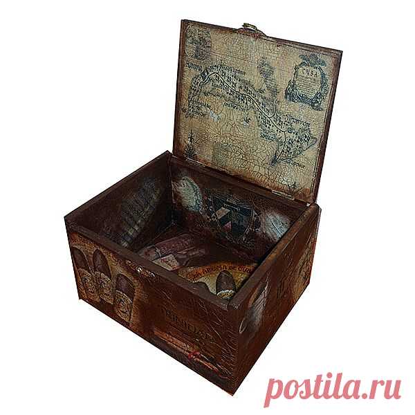 Шкатулка "Куба" - магазин Лавка Рукодельников