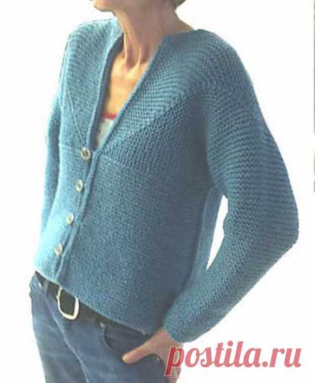 Adult Modular Cardigan Jacket pattern by Loraine Birchall