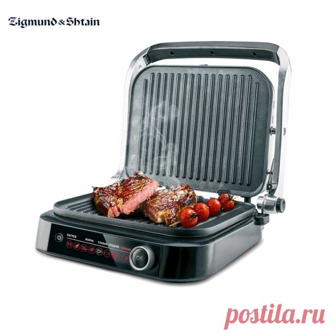 Гриль электрический Zigmund & Shtain Grillmeister ZEG-928 Название бренда: Zigmund&Shtain Напряжение (В): 220 В Антипригарное покрытие: Тефлон Мощность (Вт): > 2001 Вт Размер Верхней и Нижной Пояса-Трубы: 24.4х31.3 см Регулировка температуры: Да Номер модели: ZEG-928Тип пылесоса: Электрический контактный г...