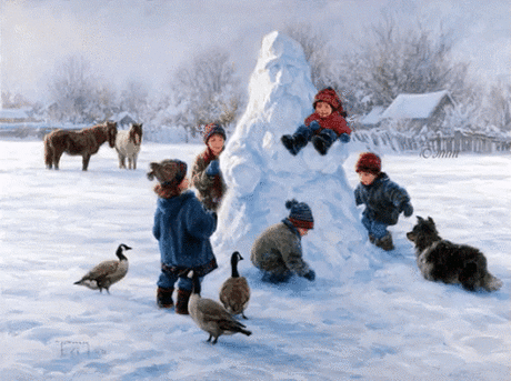 ожившее полотно