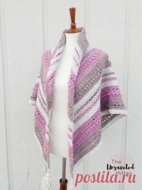 ШАЛЬ WHAT YOU LOVE SHAWL (Вязание крючом) – Журнал Вдохновение Рукодельницы