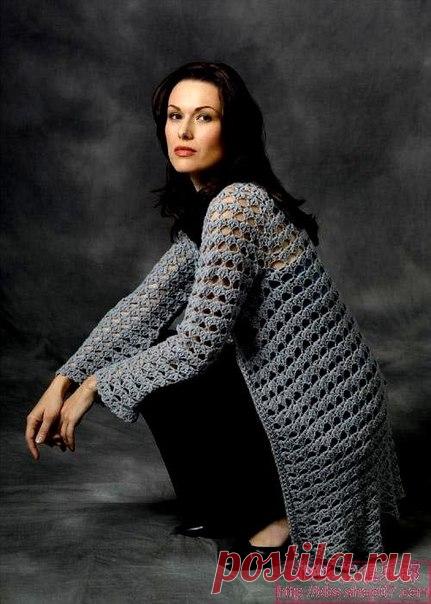 Вязание-крючок-ЖАКЕТЫ и БОЛЕРО >Жакет