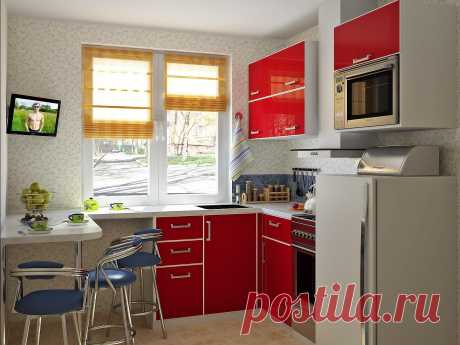 Ремонт кухни 6 кв м (30 фото).