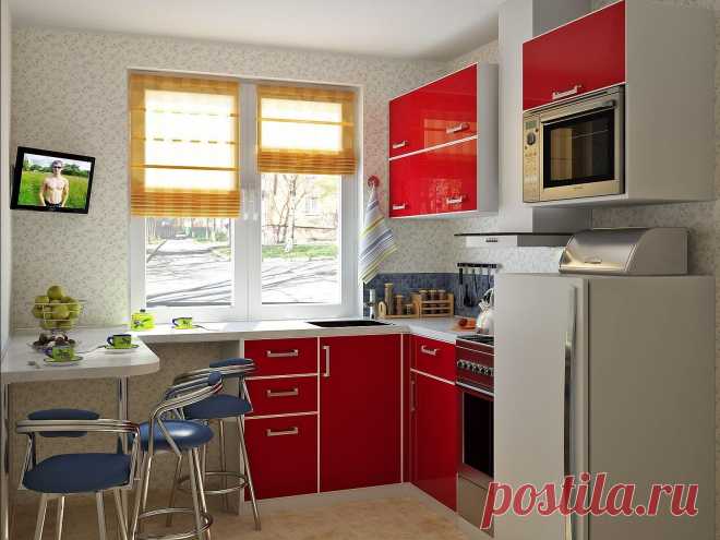 Ремонт кухни 6 кв м (30 фото).