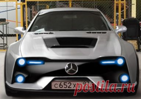 Сотрудники проекта &quot;ё-мобиль&quot; доработали Mercedes SL55 AMG