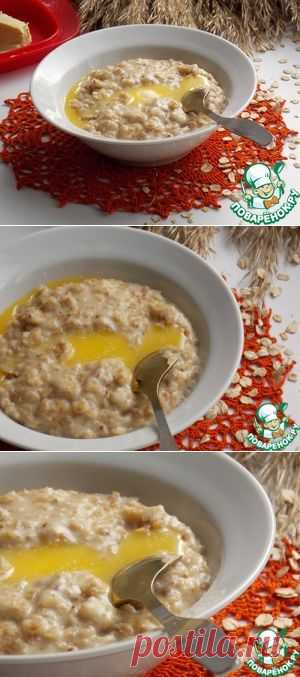 Карамельная геркулесовая каша - кулинарный рецепт