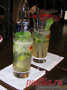 Рецепт: Коктейль Мохито (Mojito) на RussianFood.com