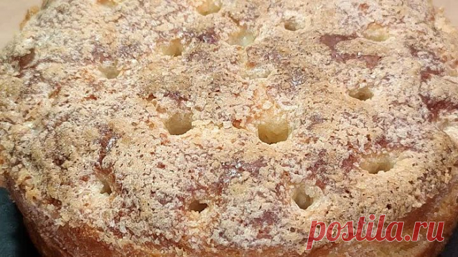 Сахарный пирог. Знаменитый рецепт мягкого и пышного десерта, который вы просили.