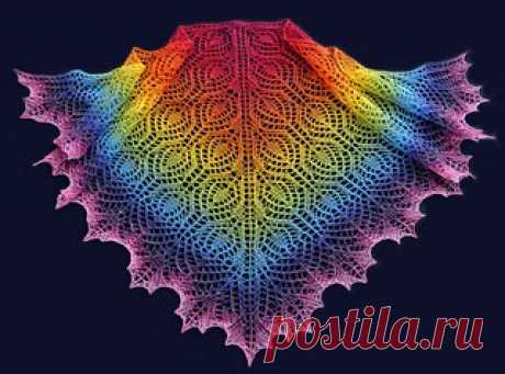 Потрясающая шаль "Серпуха" от Марии Плугиной
https://www.ravelry.com/patterns/library/serpuha-shawl