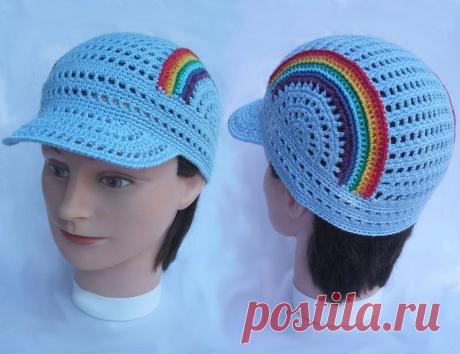 Кепка &quot;Двойная радуга&quot;.